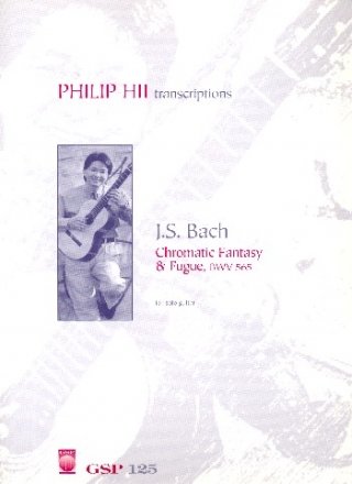 Chromatic fantasy and fufue BWV903 for guitar Hil, Philip, arr.
