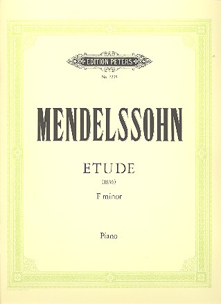 Etde f-Moll fr Klavier