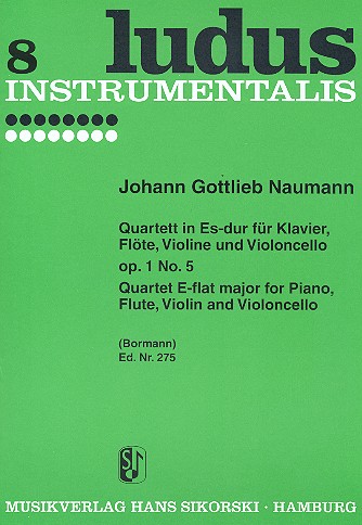 Quartett Es-Dur op1,5 fr Klavier, Flte, Violine und Violoncello Partitur und Stimmen