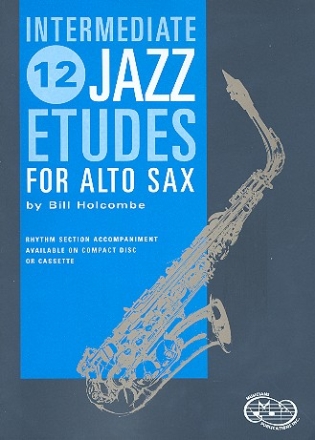 12 intermediate Jazz Etudes (+CD) for alto saxophone