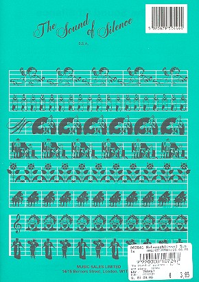 The Sound of Silence for female chorus (SSA) and piano score