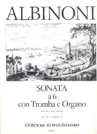 Sonata a 6 fr Trompete, 2 Violinen, 2 Violen und Bc Partitur und Stimmen