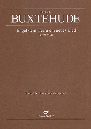 Singet dem Herrn ein neues Lied BUXWV98 Kantate fr Sopran, Violine und Bc Partitur (dt/en)