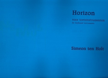 Horizon for 4 pianos (keyboards) score