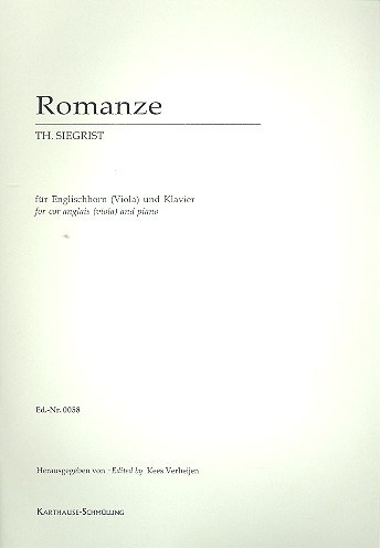 Romanze fr Englischhorn (Viola) und Klavier