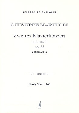 Konzert b-Moll Nr.2 op.66 fr Klavier und Orchester Studienpartitur