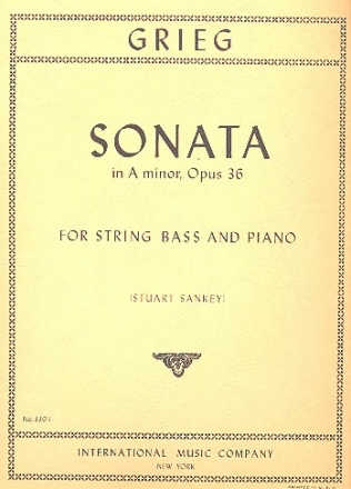 Sonata a minor op.36 for string bass and piano