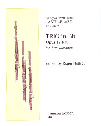 Trio B-Dur op.17,1 fr 3 Fagotte, Stimmen Hellyer, R., ed