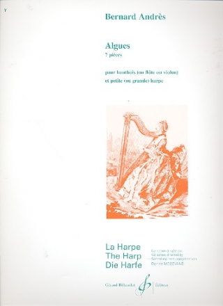 Algues pour hautbois (fl, vl) et petite ou grande harpe