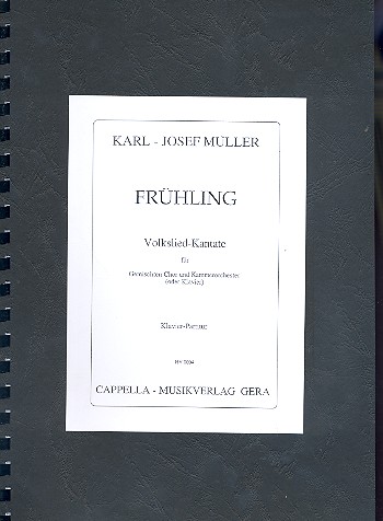 Frhling Volkslied-Kantate fr gem Chor und Kammerorchester (Klavier) Klavierpartitur