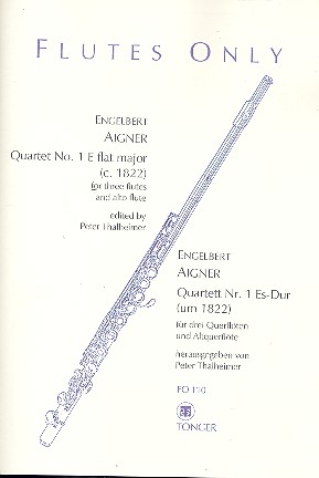 Quartett Es-Dur Nr.1 fr 3 Flten Partitur und Stimmen Thalheimer, Peter, Ed