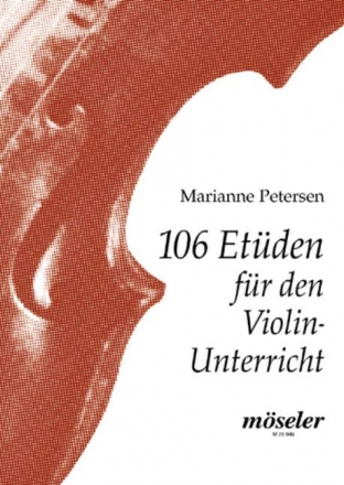 106 Violinetden fr den Violinunterricht fr Violine