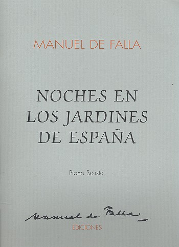 Noches en  los jardines de espana para piano