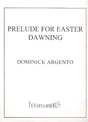 Prelude for easter dawning for organ