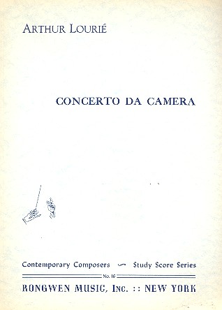 Concerto da camera - for violin and string orchestra,  study score