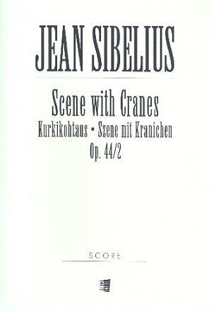Scene with Cranes op.44,2 for 2 clarinets, timpani and strings score