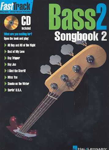 Bass 2 Songbook 2 (+CD) Fast track music instruction 