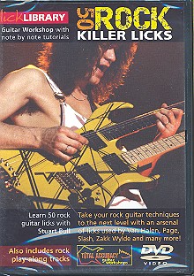 50 rock killer licks DVD-Video Learn 50 rock guitar licks with Stuart Bull