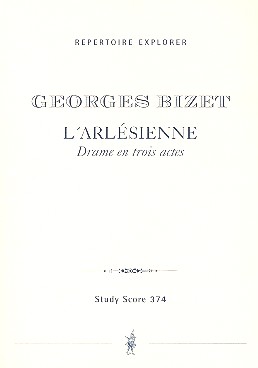 L' Arlesienne Drame en 3 actes fr Orchester Studienpartitur