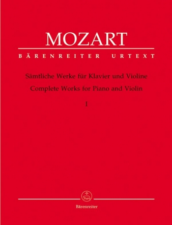 Smtliche Werke Band 1 fr Violine und Klavier