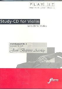 Konzert d-Moll Nr.2 fr Violine und Orchester Playalong-CD