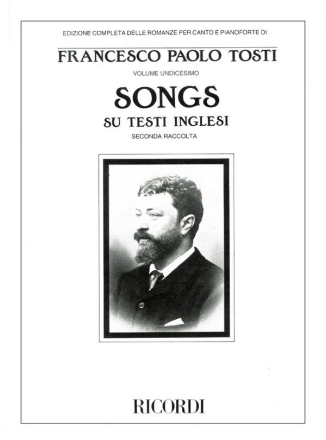 Songs su testi inglesi per canto e pianoforte