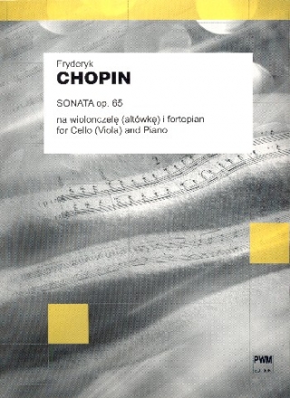 Sonata op.65 for Violoncello (Viola) and piano Paderewski, Ignacy J.,  ed