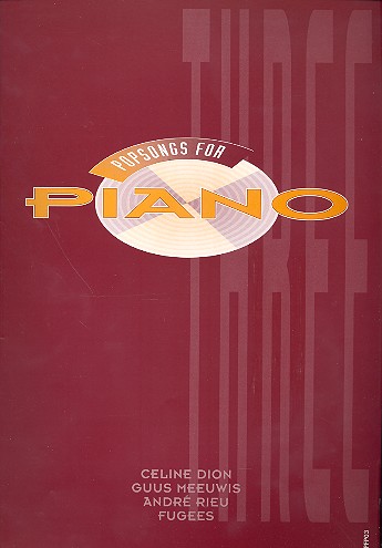 Popsongs for piano vol.3: mit Texten und Akkorden