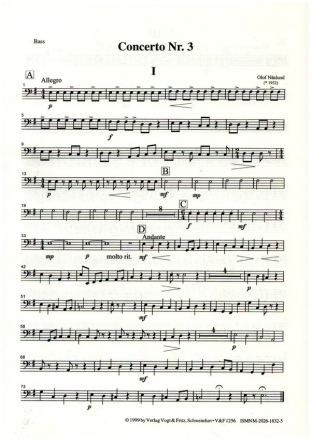 Concerto Nr.3 fr Zupforchester Ba