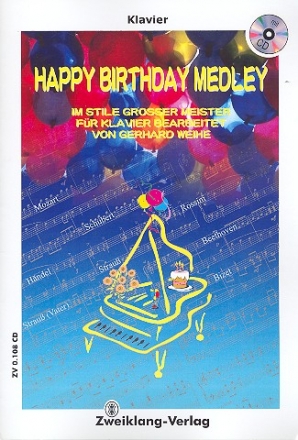 Happy Birthday Medley (+CD) fr Klavier