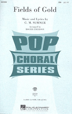 Fields of Gold for female chorus (SSA) and piano score