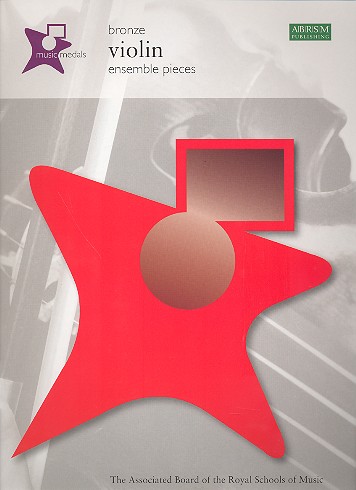 Bronze violin ensemble pieces (music medals)  score