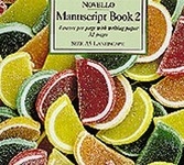 Manuscript book vol.2  4 staves per page with writing paper, 32 pages size A5 landscape