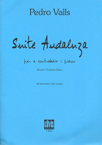 Suite Andaluza for double bass in solo tuning and piano Afinacin solista