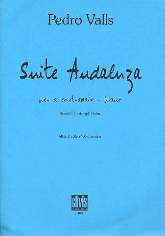 Suite Andaluza for double bass in solo tuning and piano Afinacin solista