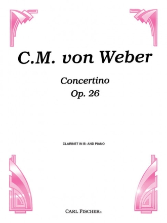 Concertino op.26 for clarinet and piano