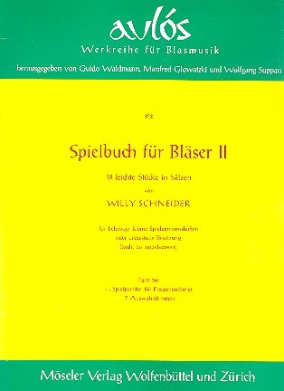 Spielbuch fr Blser Band 2 - 19 leichte Stcke in Stzen fr Blechblser (3 Instrumente) Partitur