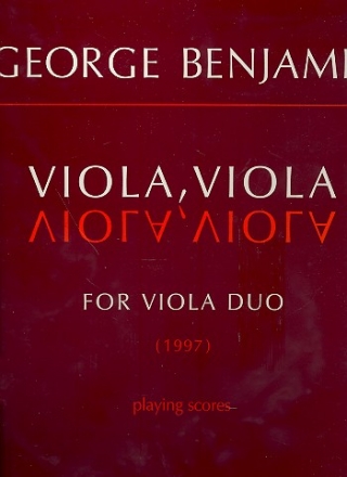 Viola viola  for viola duo playing score (enthlt nur 1 Spielpartitur!)