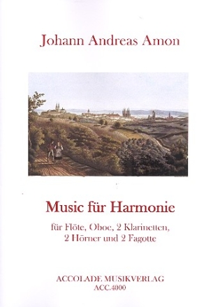 Music fr Harmonie fr Flte, Oboe, 2 Klarinetten, 2 Fagotte und 2 Hrner Partitur und Stimmen