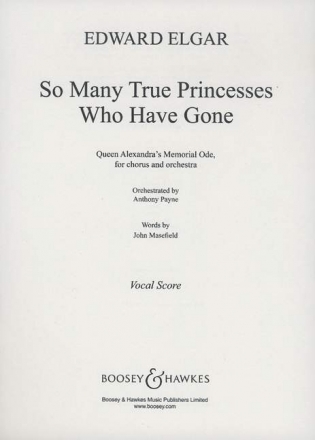 So many true princesses who have gone for gem chorus and orchestra,  vocal score Queen Alexanra's memorial ode