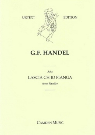 Lascia ch'io pianga for voice and string quartet, score and parts