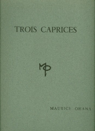 3 caprices  pour piano