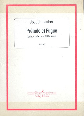 Prlude et fugue a 1 et  2 voix pour flute(s)