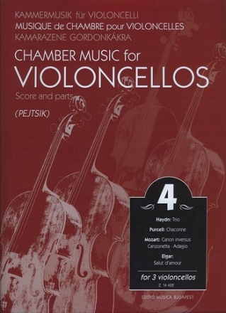 Chamber music for violoncellos for 3 violoncellos score and parts