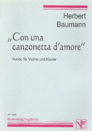 Con una canzonetta d'amore Rondo fr Violine und Klavier