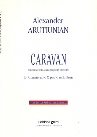 Caravan for clarinet solo and jazz symphony orchestra for clarinet and piano (1956)