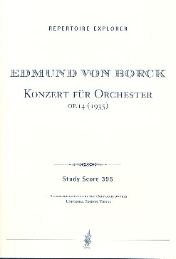 Konzert op.14 (1935) fr Orchester Studienpartitur