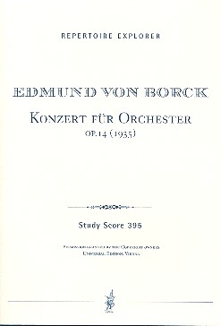 Konzert op.14 (1935) fr Orchester Studienpartitur