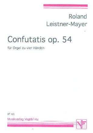 Confutatis op.54 fr Orgel zu 4 Hnden