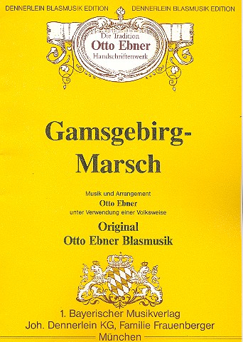 Gamsgebirg-Marsch fr Blasmusik Stimmen